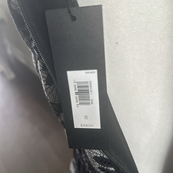 Banana Republic-black lace midi dress - Picture 6 of 7